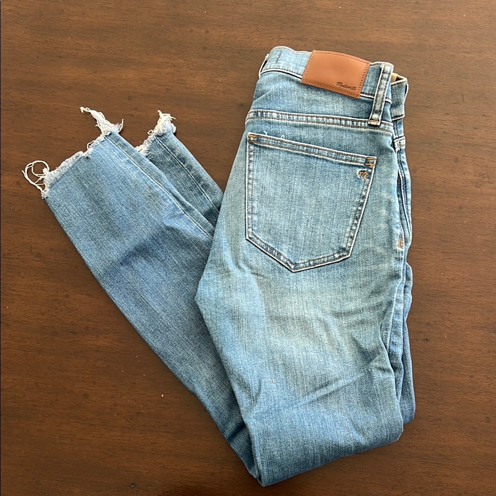 Madewell Women's Skinny Jeans - Light Blue